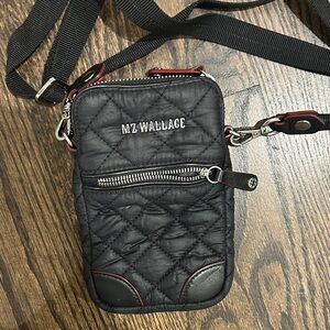 MZ Wallace Black Quilted Belt Bag